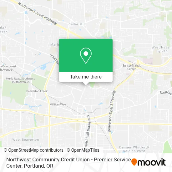 Northwest Community Credit Union - Premier Service Center map