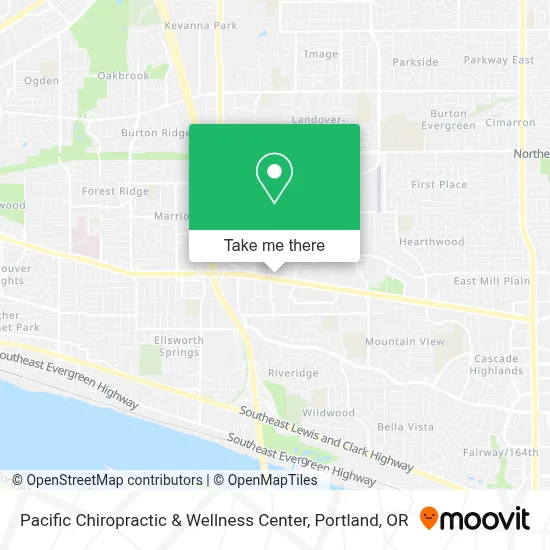 Pacific Chiropractic & Wellness Center map
