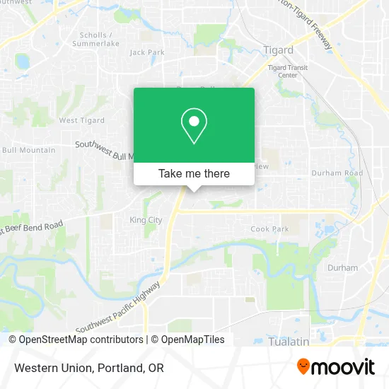 Western Union map