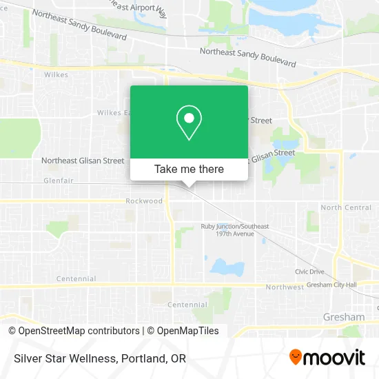 Silver Star Wellness map