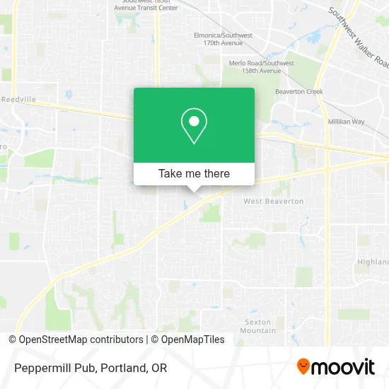 Peppermill Pub map