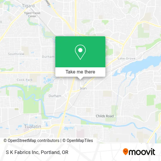 S K Fabrics Inc map