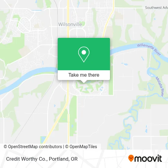 Credit Worthy Co. map