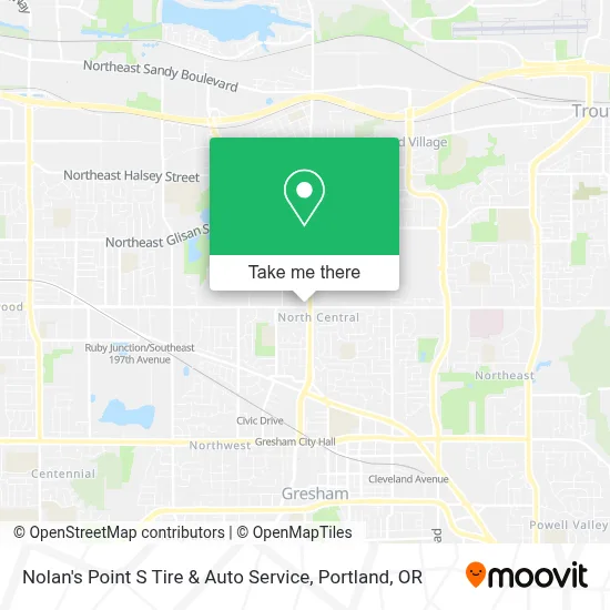 Nolan's Point S Tire & Auto Service map