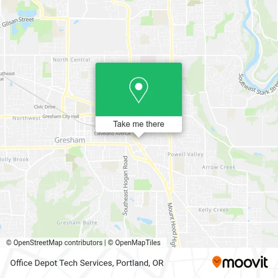 Office Depot Tech Services map