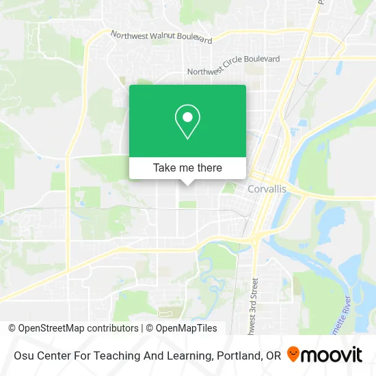 Osu Center For Teaching And Learning map