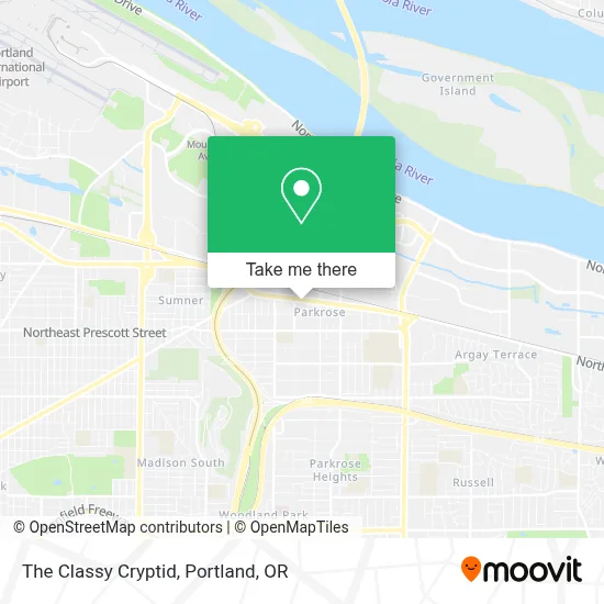 The Classy Cryptid map