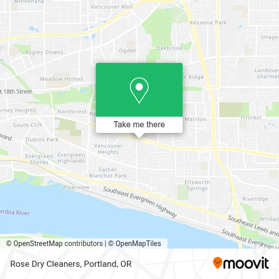 Rose Dry Cleaners map