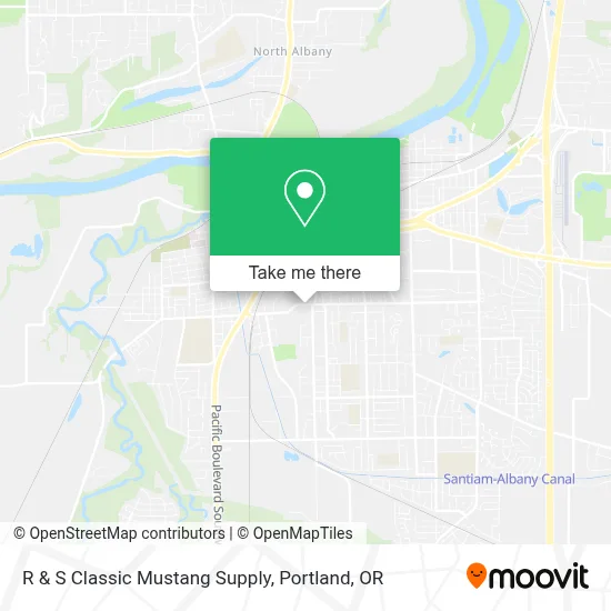 R & S Classic Mustang Supply map