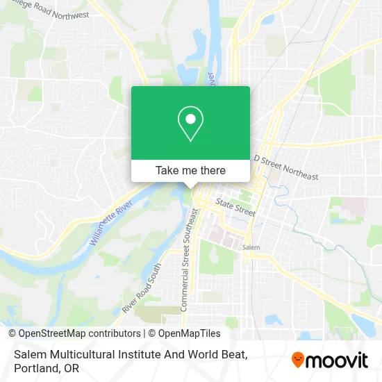Salem Multicultural Institute And World Beat map