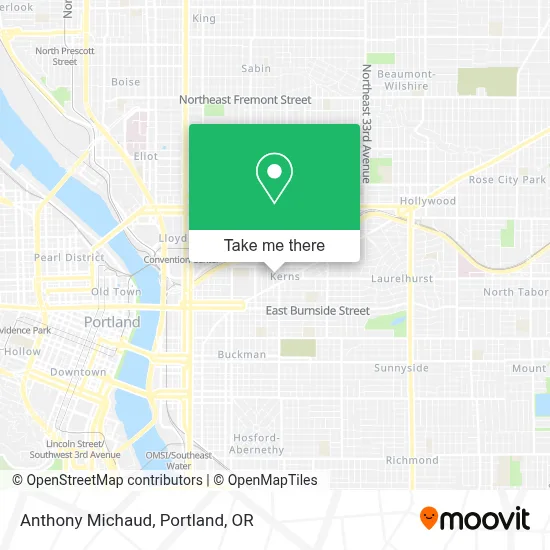 Anthony Michaud map
