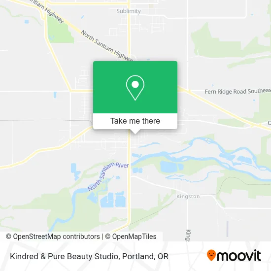 Kindred & Pure Beauty Studio map