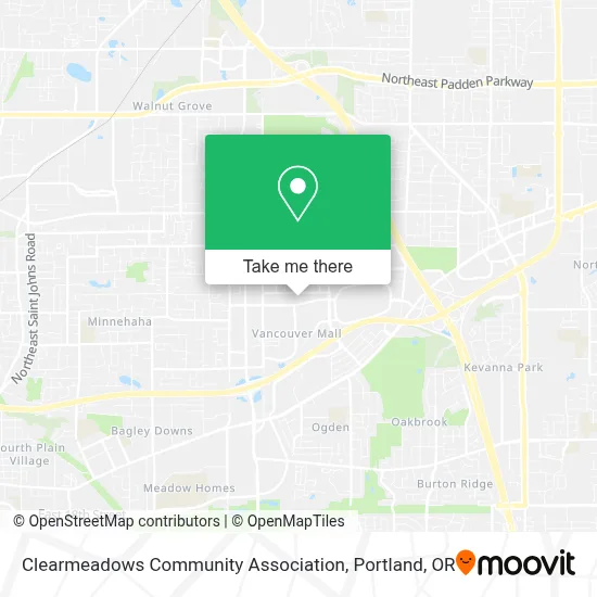 Clearmeadows Community Association map