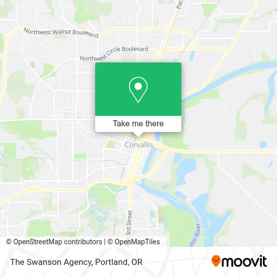The Swanson Agency map