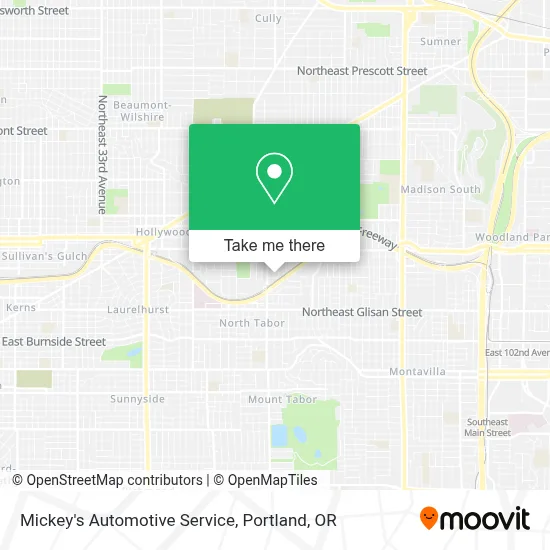 Mickey's Automotive Service map