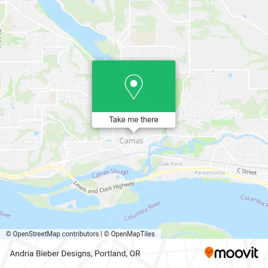 Andria Bieber Designs map