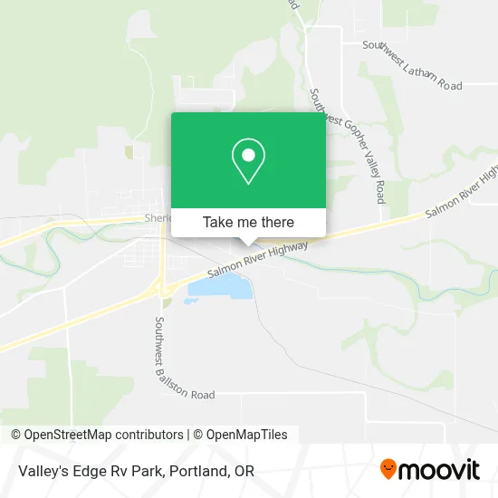 Valley's Edge Rv Park map