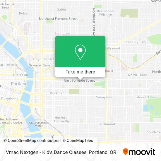 Vmac Nextgen - Kid's Dance Classes map