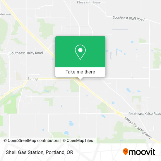 Shell Gas Station map