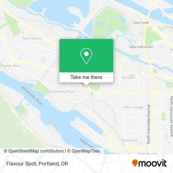 Flavour Spot map