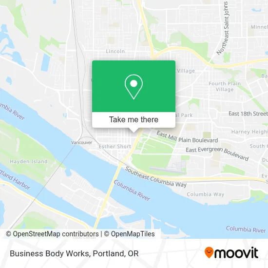 Business Body Works map