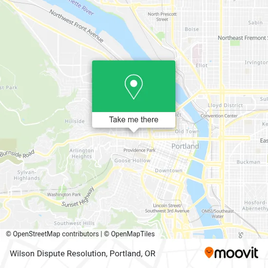 Wilson Dispute Resolution map