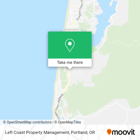 Left Coast Property Management map