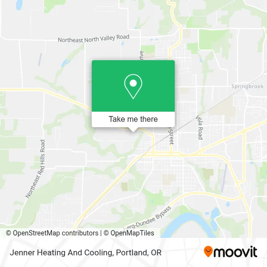 Jenner Heating And Cooling map