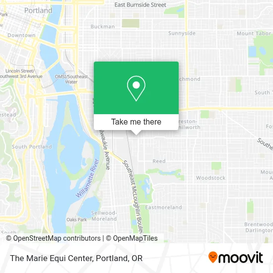 The Marie Equi Center map