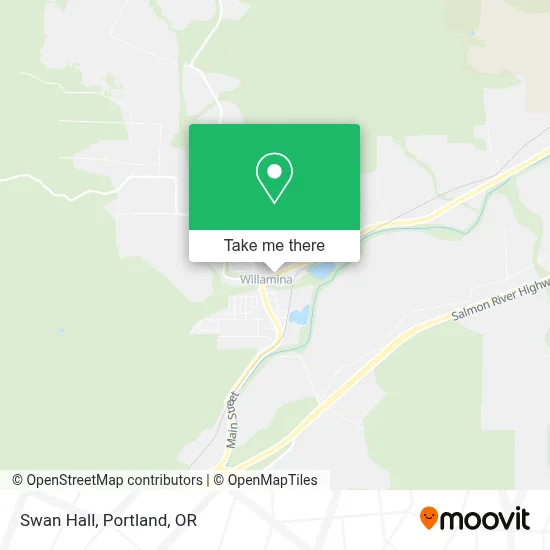 Swan Hall map