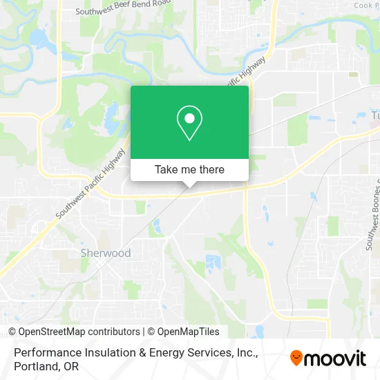 Performance Insulation & Energy Services, Inc. map