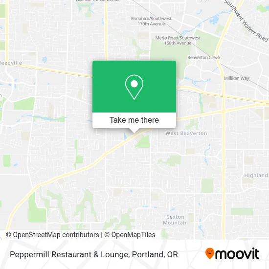 Peppermill Restaurant & Lounge map
