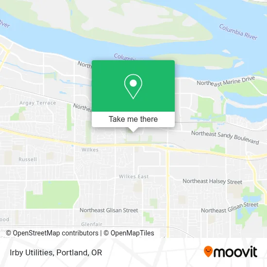 Irby Utilities map