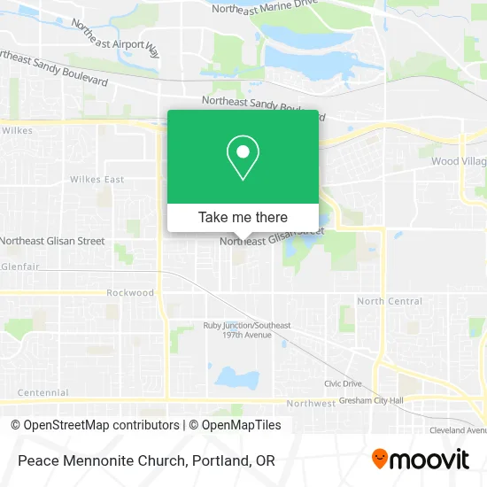 Peace Mennonite Church map