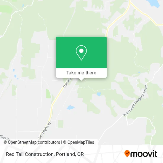 Red Tail Construction map