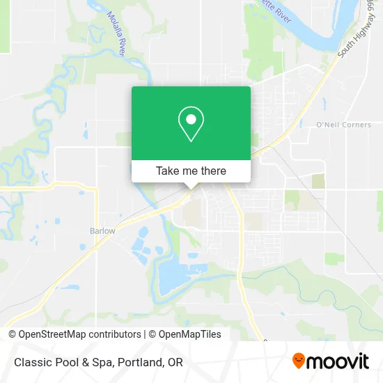 Classic Pool & Spa map