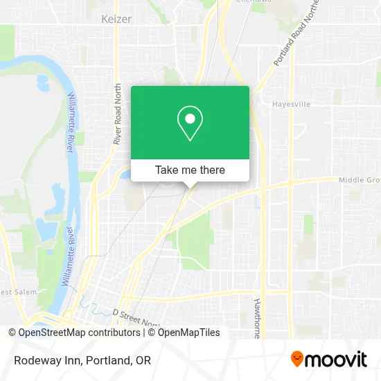 Rodeway Inn map