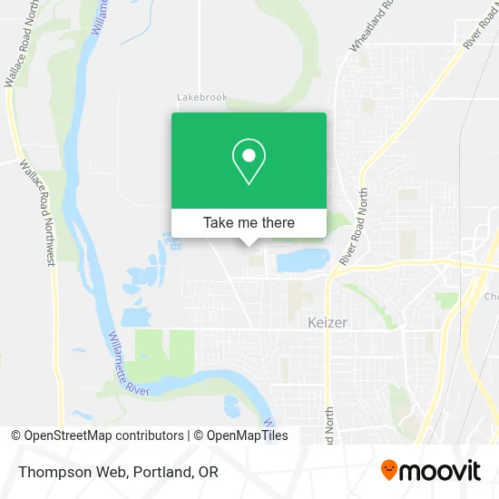 Thompson Web map