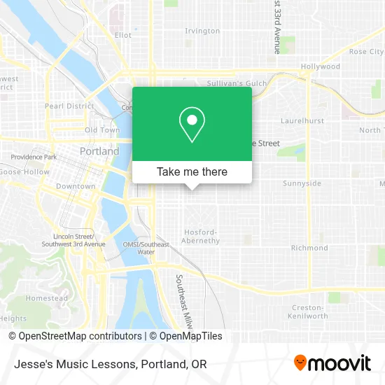 Jesse's Music Lessons map