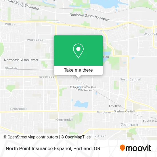 North Point Insurance Espanol map