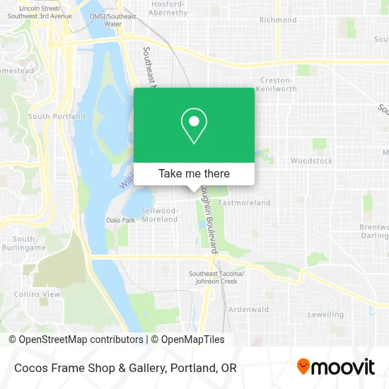 Cocos Frame Shop & Gallery map