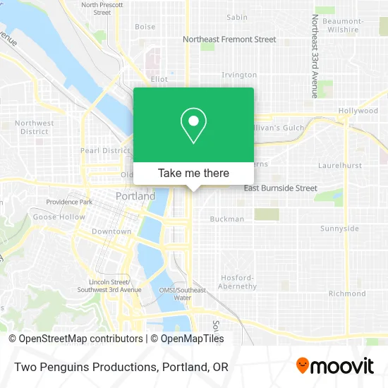 Two Penguins Productions map