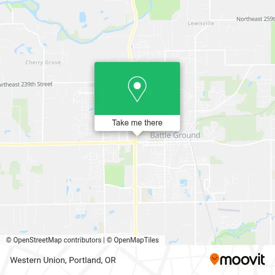 Western Union map