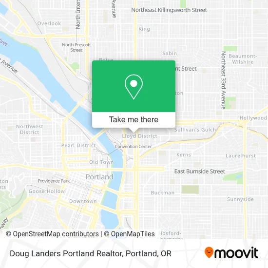 Doug Landers Portland Realtor map