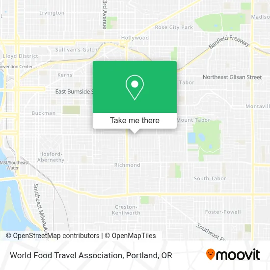 World Food Travel Association map