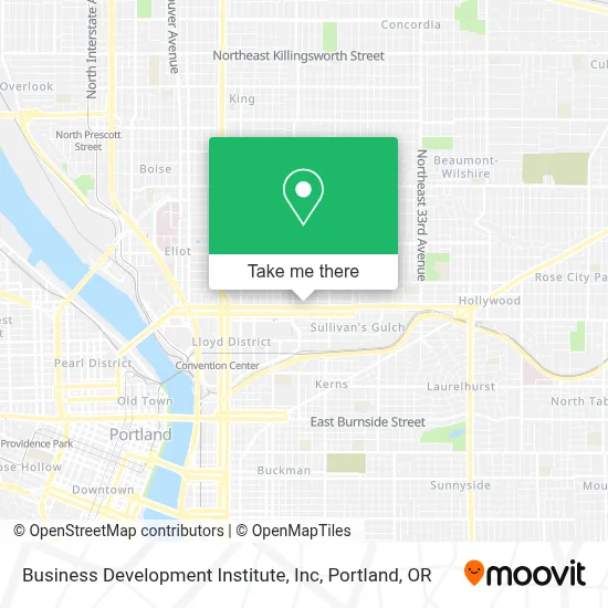 Business Development Institute, Inc map