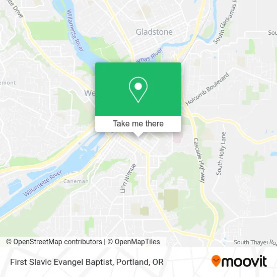 First Slavic Evangel Baptist map