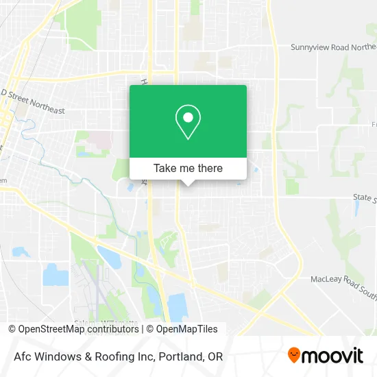Afc Windows & Roofing Inc map