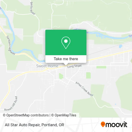 All Star Auto Repair map