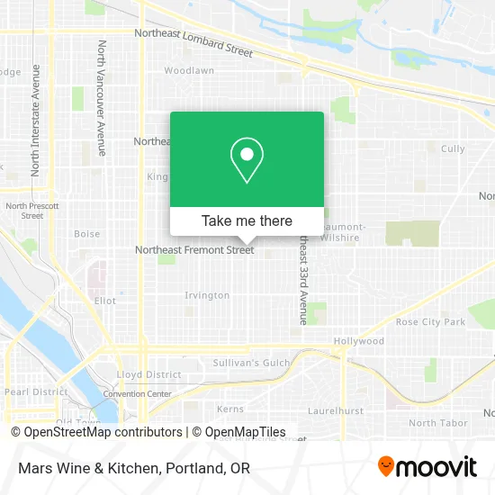 Mars Wine & Kitchen map